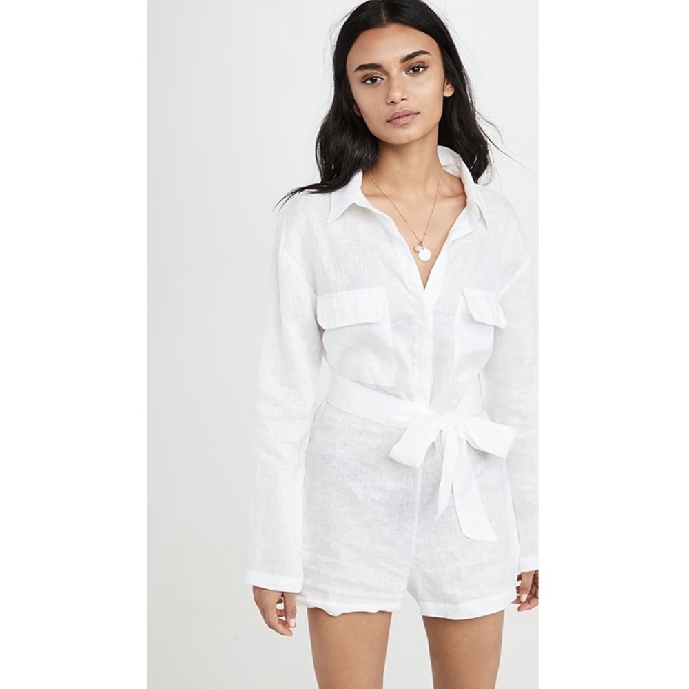 Nwt Mikoh Kekaha Button Up Romper - image 1
